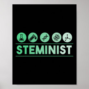 Steminist Shirt March For Science Earth Day Shirt Poster