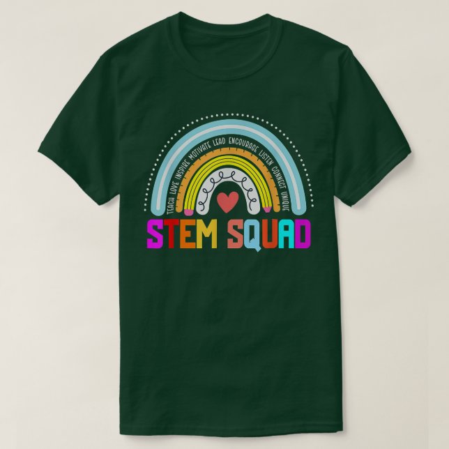 Steminist STEM Teacher Science Technology Engineer T-Shirt (Design Front)