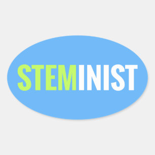 STEMinist Sticker - Oval