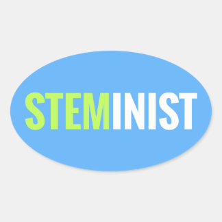 STEMinist Sticker - Oval