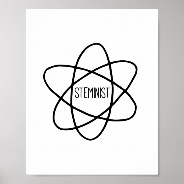Steminist Support Women in STEM Quote Poster (Front)
