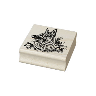 Stempel ANNO1900 Deutscher Schäferhund (grau)  Rubber Stamp