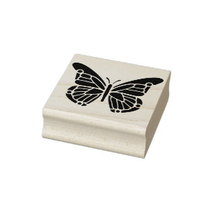 stencil butterfly silhouette art stamp
