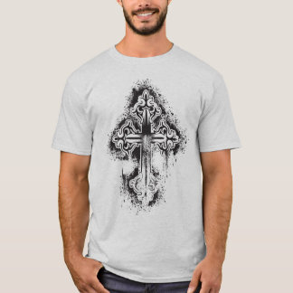 Stencil Cross - Customised T-Shirt
