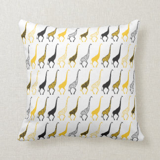 Stencil Giraffes Cushion