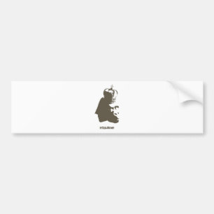 Stencil King Ape Bumper Sticker