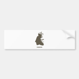 Stencil King Ape Bumper Sticker