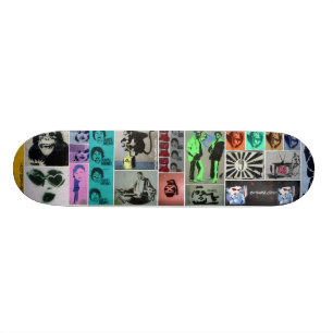 Stencil Mayhem Skateboard