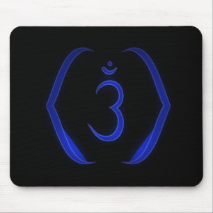 "Stenciled" Intuition Chakra - Ajna Mouse Mat