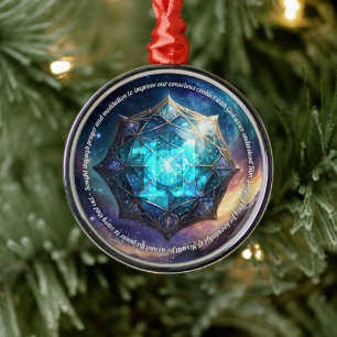 Step 11 Celestial AA Recovery Slogan Metal Tree Decoration