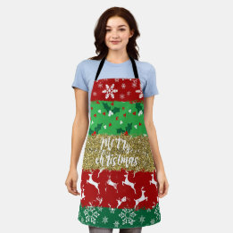 Step Aside Ugly Sweater, Love Ugly Christmas Apron