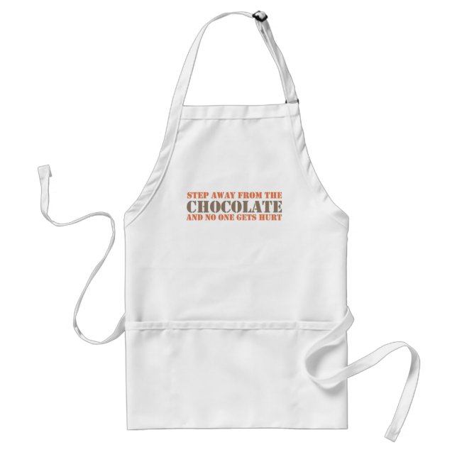 Step Away From the Chocolate Standard Apron (Front)