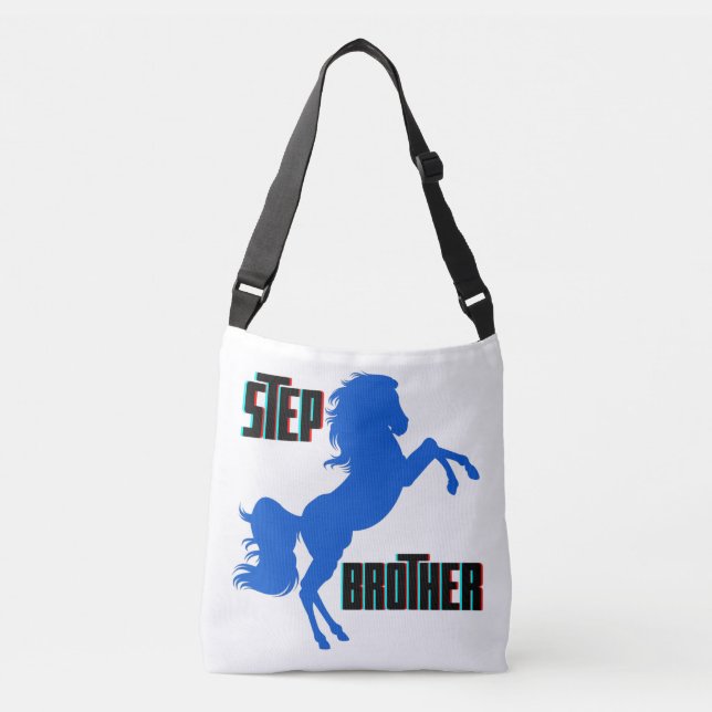 Step Brother Horse Rearing Crossbody Bag (Front)