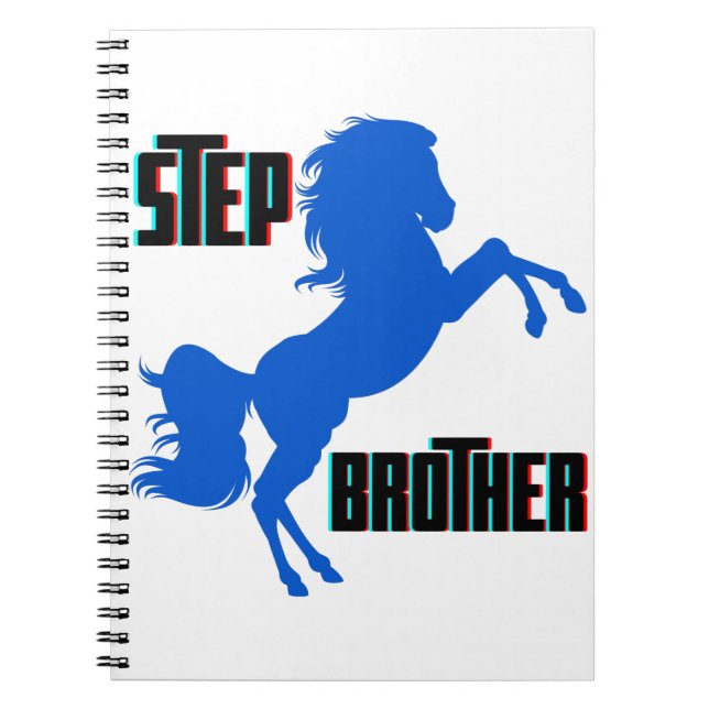 Step Brother Horse Rearing Notebook (Front)