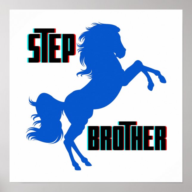 Step Brother Horse Rearing Poster (Front)