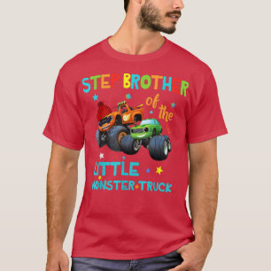 Step Brother Of Monster Truck Birthday Family Shir T-Shirt