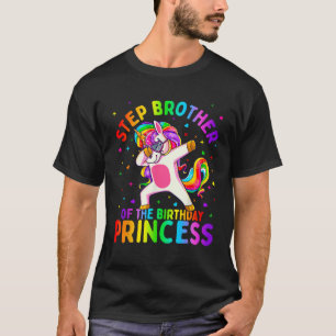 Step Brother of the Birthday Princess Girl Dabbing T-Shirt