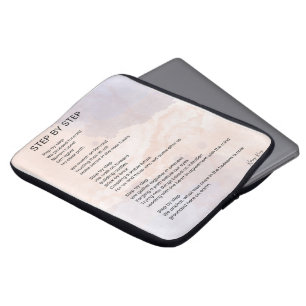 Step by Step -  Empowerment Poem Poetry  Laptop Sleeve