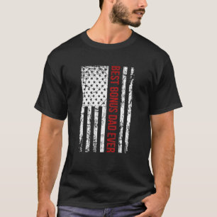 Step Dad Best Bonus Dad Ever For Stepdad American T-Shirt