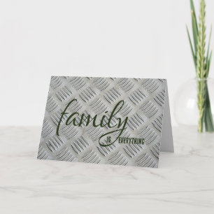 Step Dad Birthday Metal Design Card