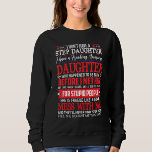 Step Dad Fathers Day Tee From Daughter Son Kid Wif