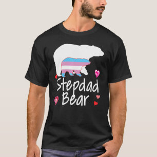 Step Dad Lgbt Bear Transgender Rainbow Lgbt Gay Le T-Shirt