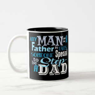 Step Dad Special Best Two-Tone Coffee Mug
