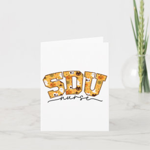 Step Down Unit Nurse Halloween Sdu Rn Fall Spooky Card