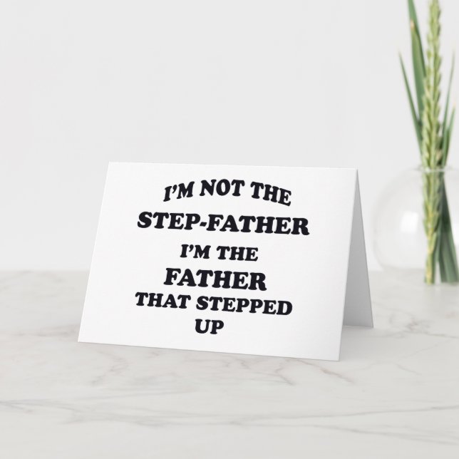 Step-Father Card (Front)