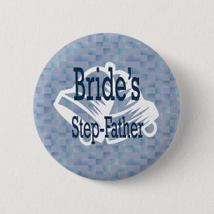 Step-Father Of The Bride Button