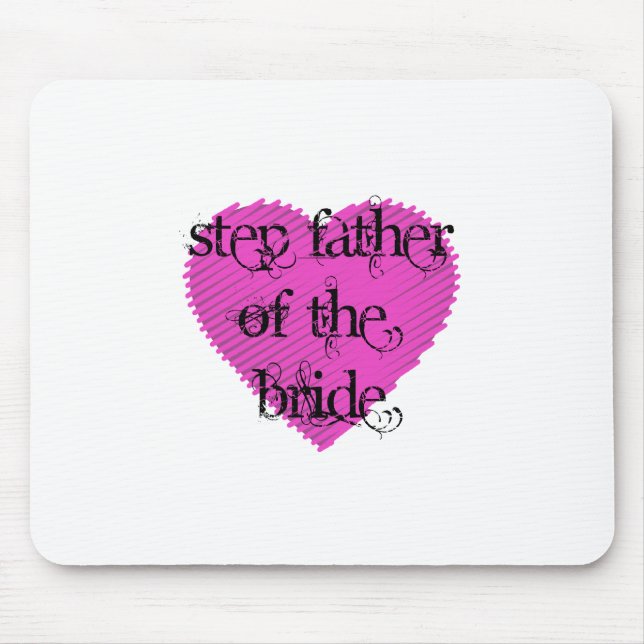 Step Father of the Bride Mouse Mat (Front)