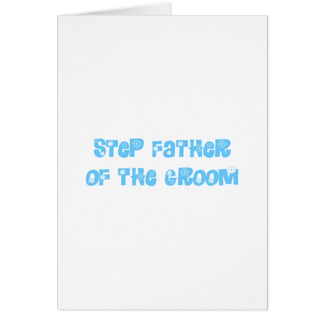 Step Father of the Groom (Front)