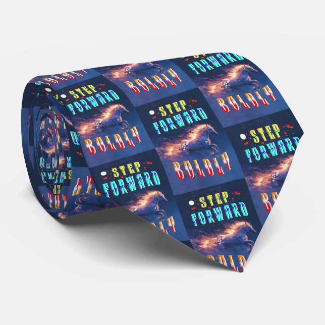 Step Forward Boldly Tie (Rolled)