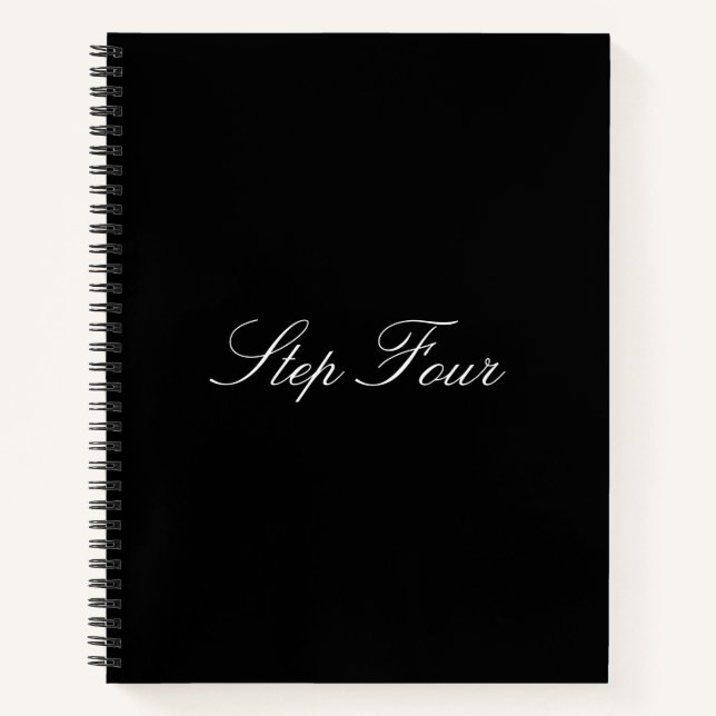 ‘Step Four’ Notebook (Front)