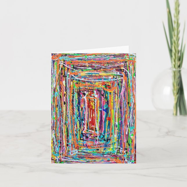 Step Inside Blank Notecard (Front)