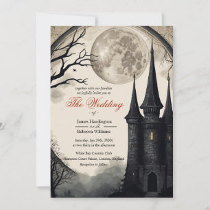 Step into a world of dark romance invitation