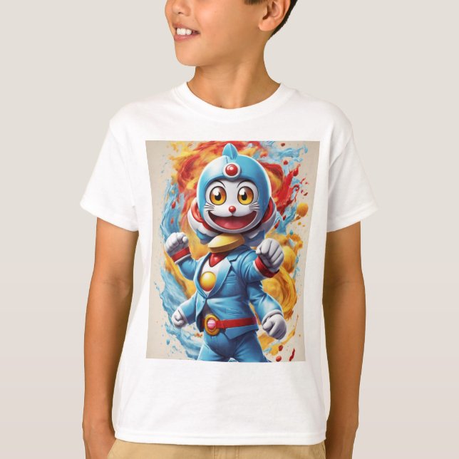 Step into the world of Doraemon, where the beloved T-Shirt (Front)