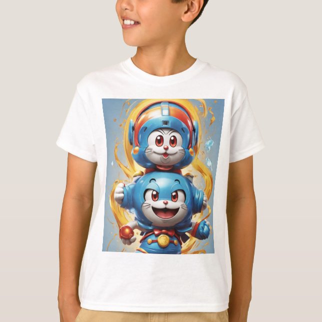 Step into the world of Doraemon, where the beloved T-Shirt (Front)