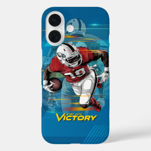 Step into Victory American Football iPhone 16 Case