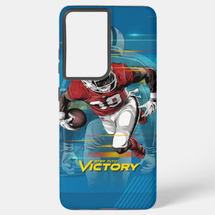 Step into Victory American Football    Samsung Galaxy Case