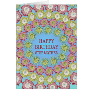 Step Mother Birthday Crochet Flowers