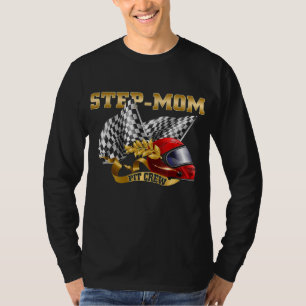 Step-Mum Birthday - Step-Mum Pit Crew - Race Car B T-Shirt
