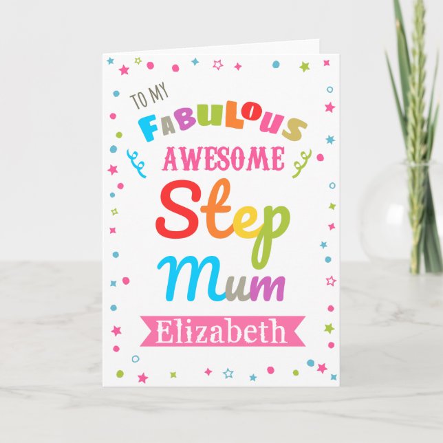 Step Mum Card (Front)