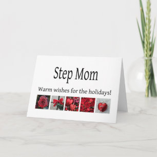 step mum    Merry Christmas card