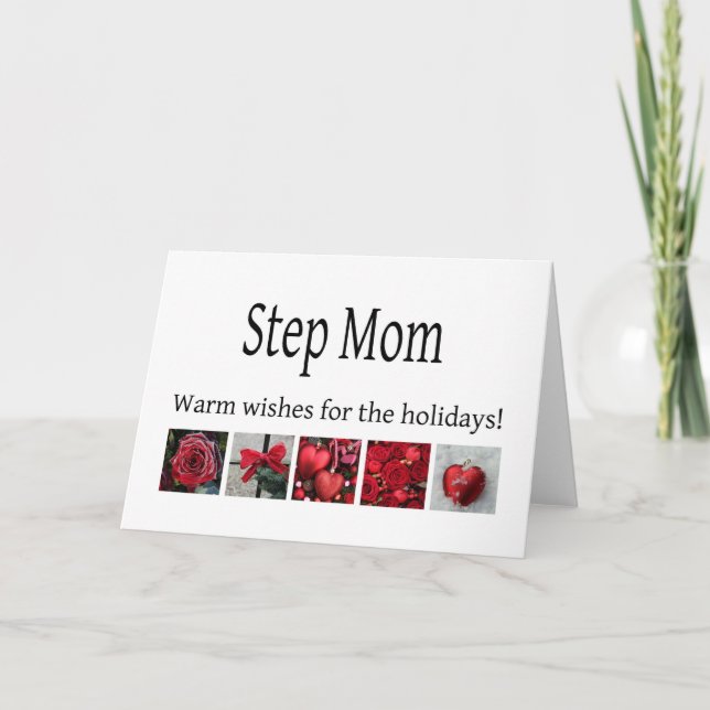step mum    Merry Christmas card (Front)