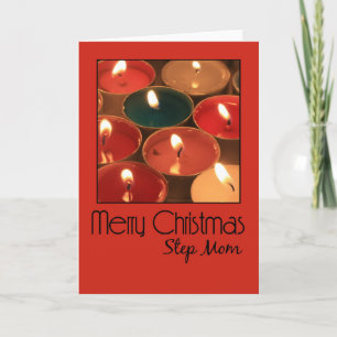 step mum    Merry Christmas card