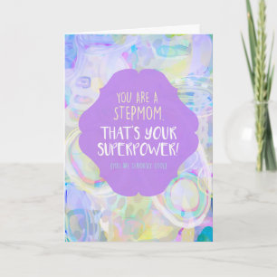 Step Mum Superpower Mother's Day Card