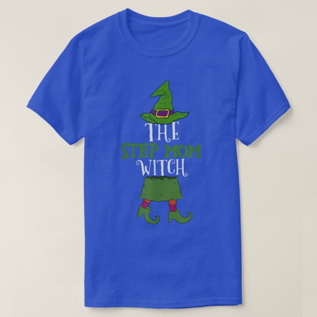 Step Mum Witch Matching Family Group Halloween Par T-Shirt (Design Front)