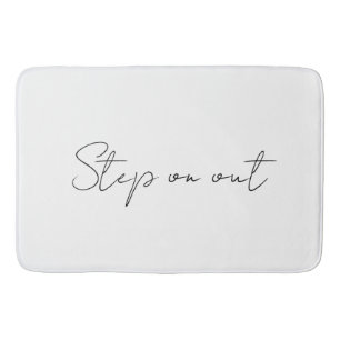 Step On Out Bath Mat