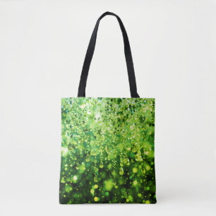 Step Out in Style With Green Delight on Your Tote Bag